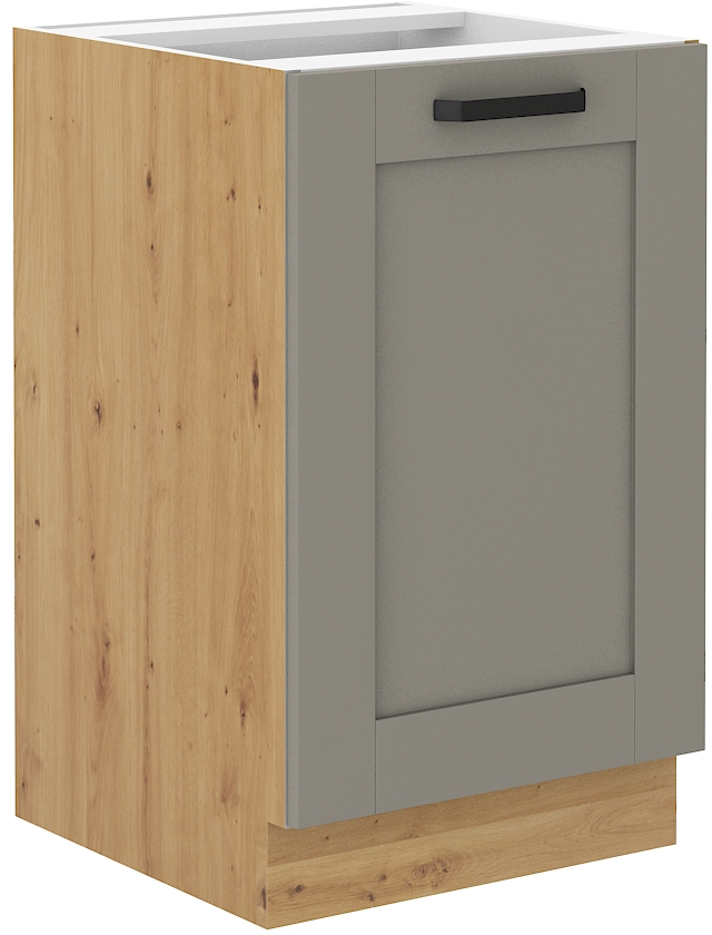 Spülenunterschrank 50 cm LUNA CLAY Grau / Artisan GR/AR