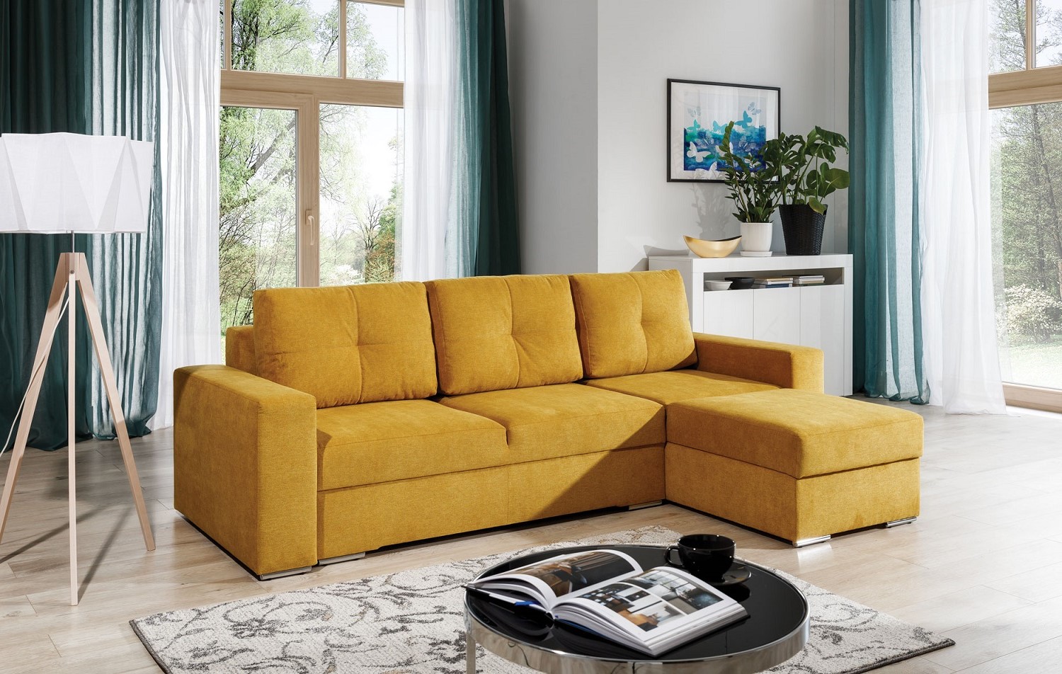 Wohnlandschaft Pegaz mit Bettfunktion / rechter Schenkel
