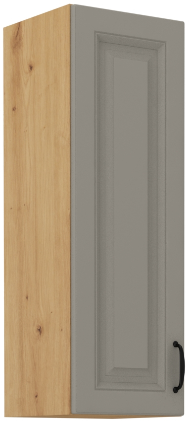 Oberschrank 30 cm / 90 cm STILO CLAY Grau / Artisan GR/AR