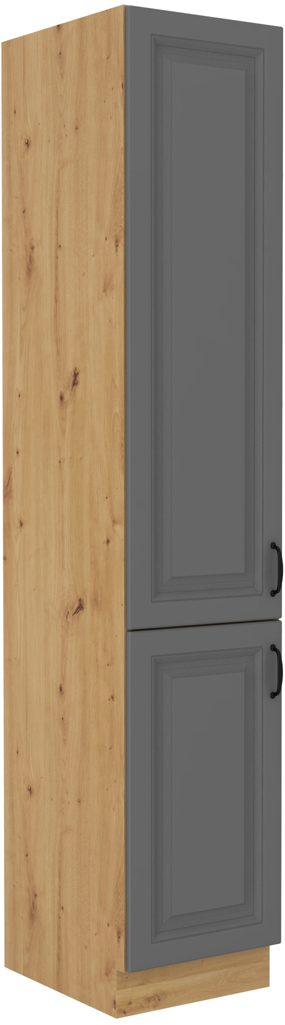 Hochschrank 40 cm / 210cm STILO DUST Grau / Artisan GR/AR