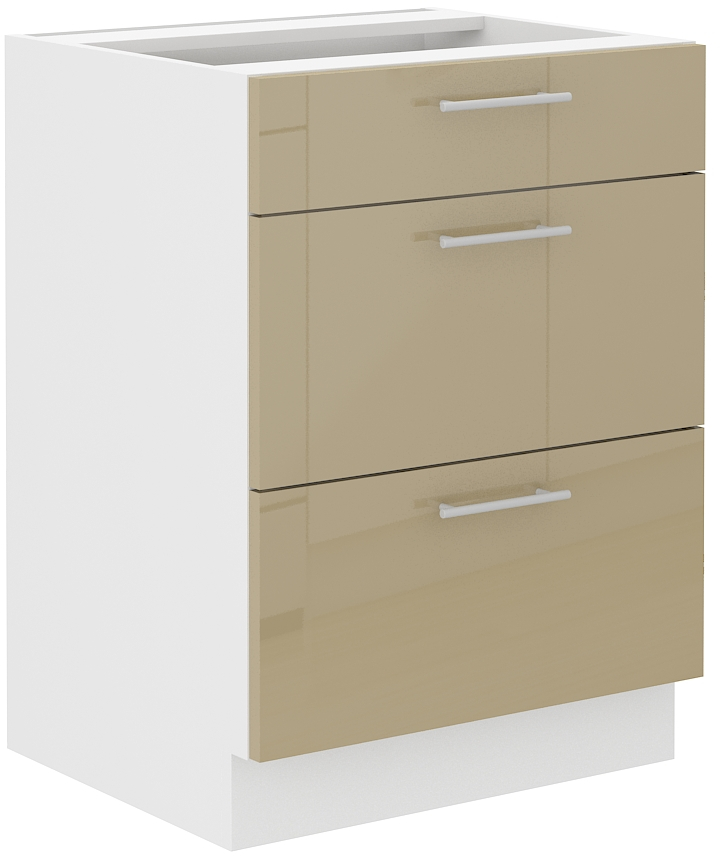 Unterschrank 60 cm mit Schubladen LARA Cappucino HG