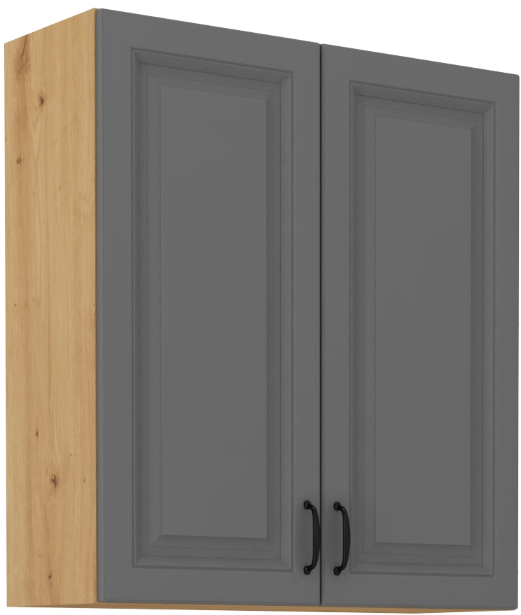Oberschrank 80 cm / 90 cm STILO DUST Grau / Artisan GR/AR