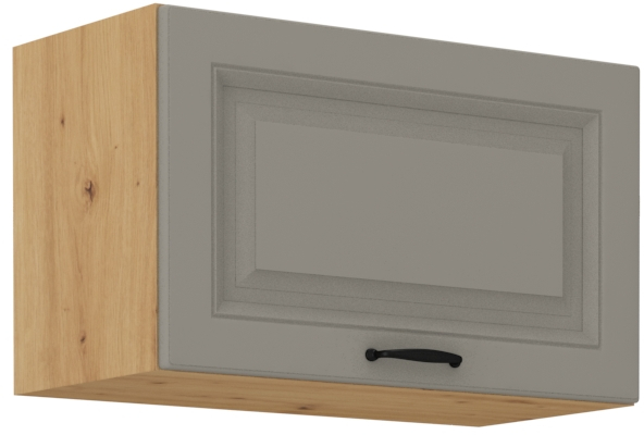 Oberschrank  60 cm / 36 cm mit Klapptür STILO CLAY Grau / Artisan GR/AR