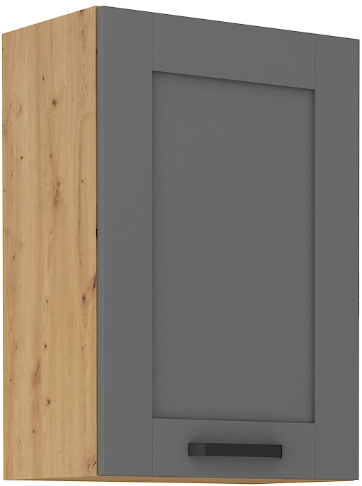 Oberschrank 50 cm / 72 cm LUNA DUST Grau / Artisan GR/AR