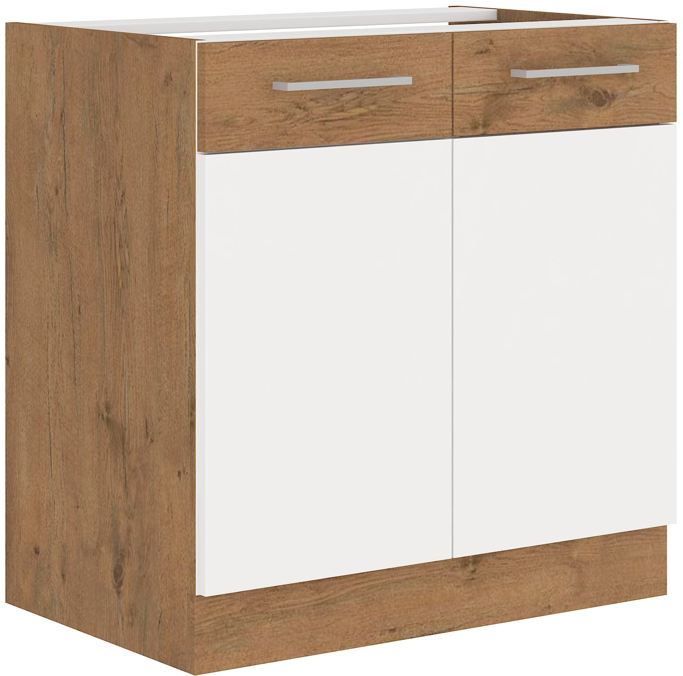 Unterschrank 80 cm VIGO Weiss HG 