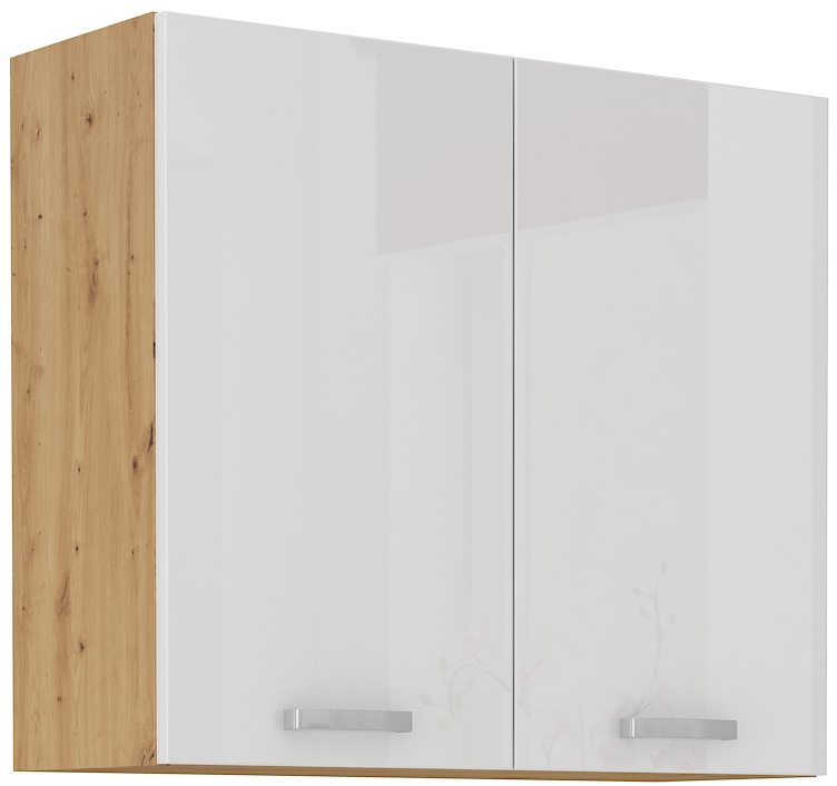 Oberschrank 80 cm / 72 cm Artisan weiß HG