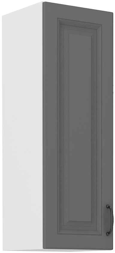 Oberschrank 30 cm / 90 cm STILO DUST Grau / Weiss GR/WH