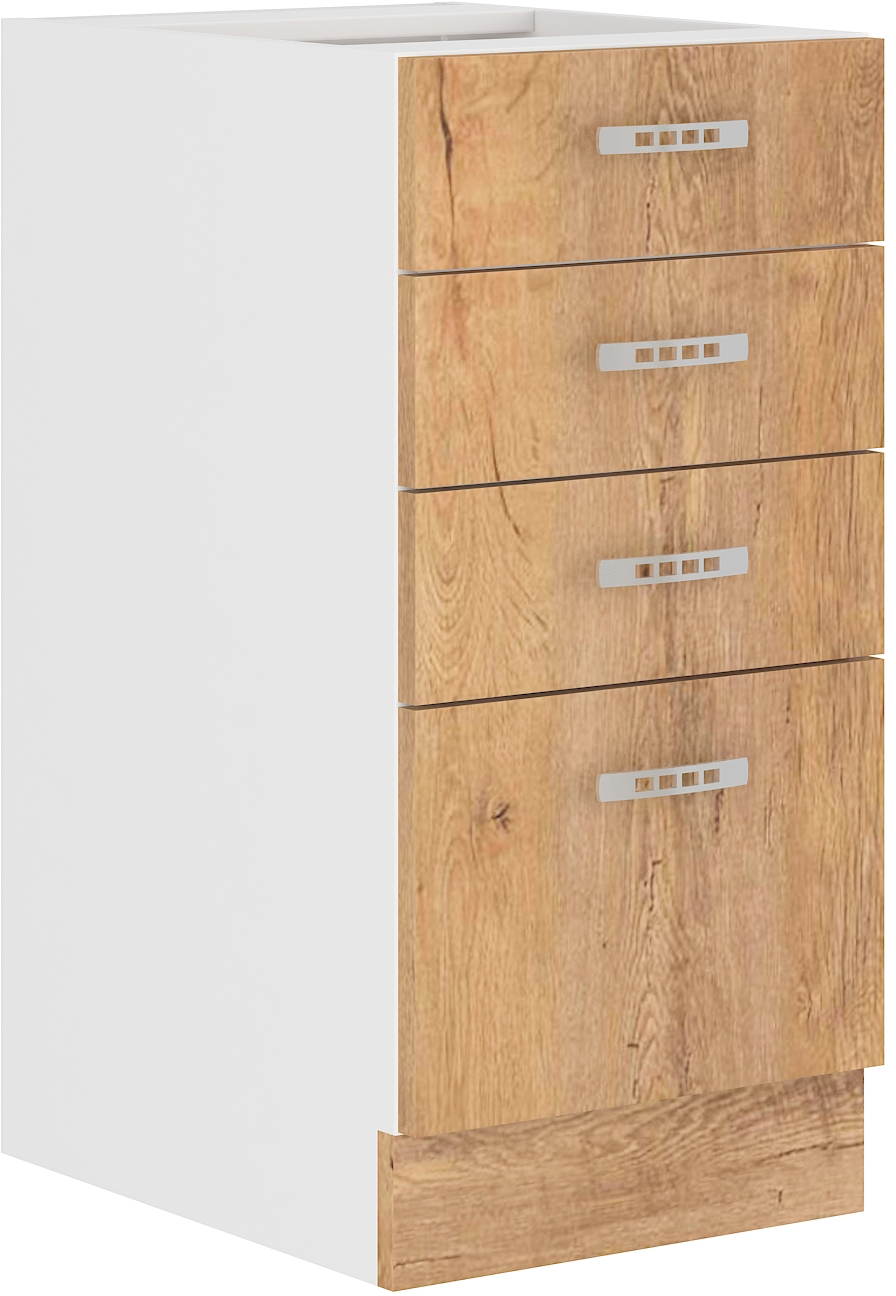 Unterschrank 40 cm mit Schubladen Sara Lefkas