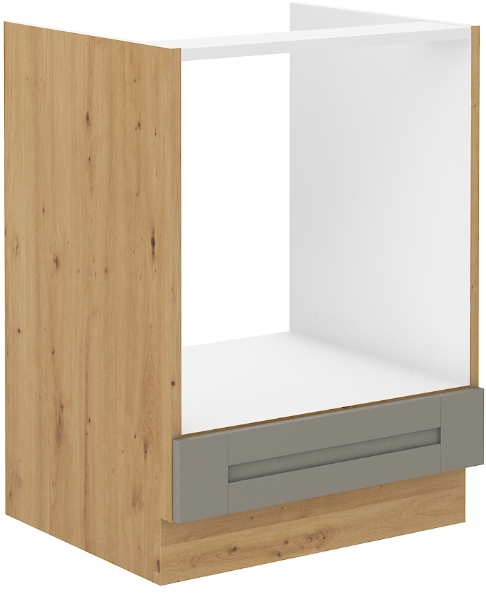 Backofenschrank 60 cm LUNA CLAY Grau / Artisan GR/AR
