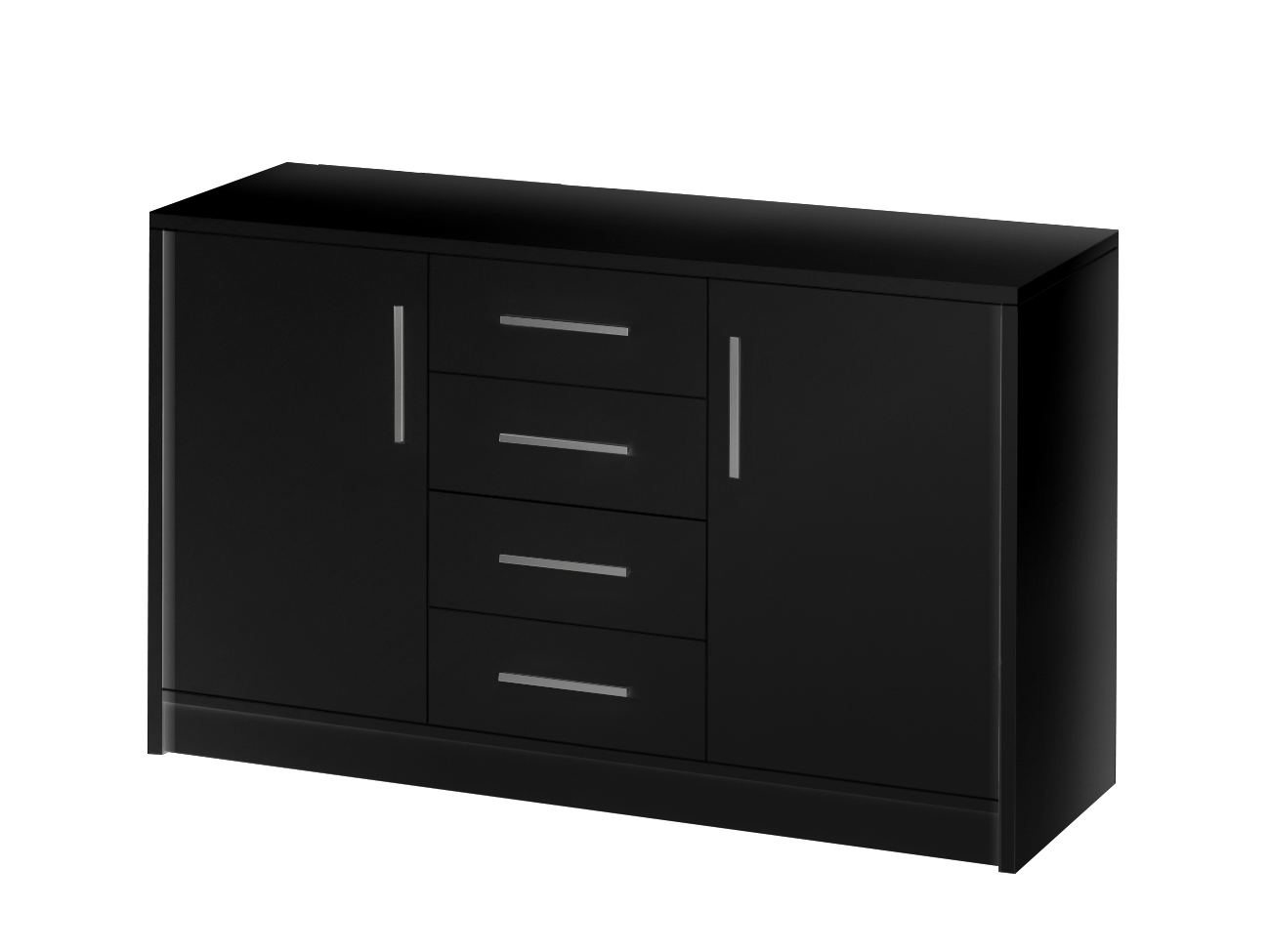 Kommode Genewa 2 schwarz