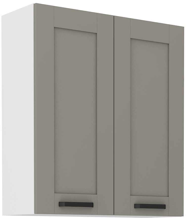 Oberschrank 80 cm / 90 cm LUNA CLAY Grau / Weiss GR/WH