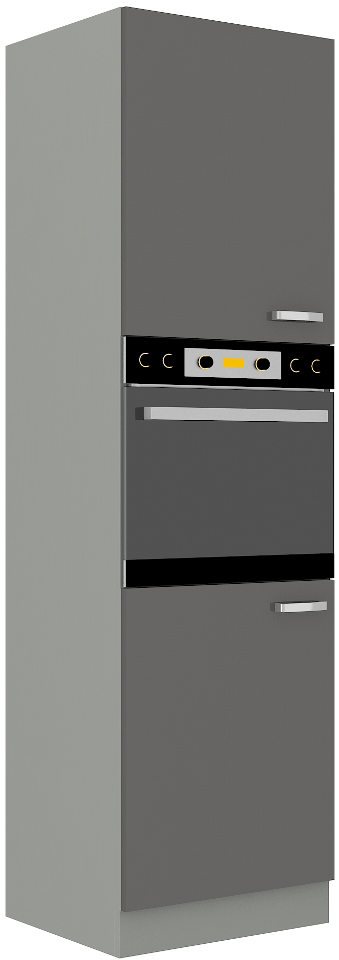Backofenhochschrank 60 cm / 210 cm Grey