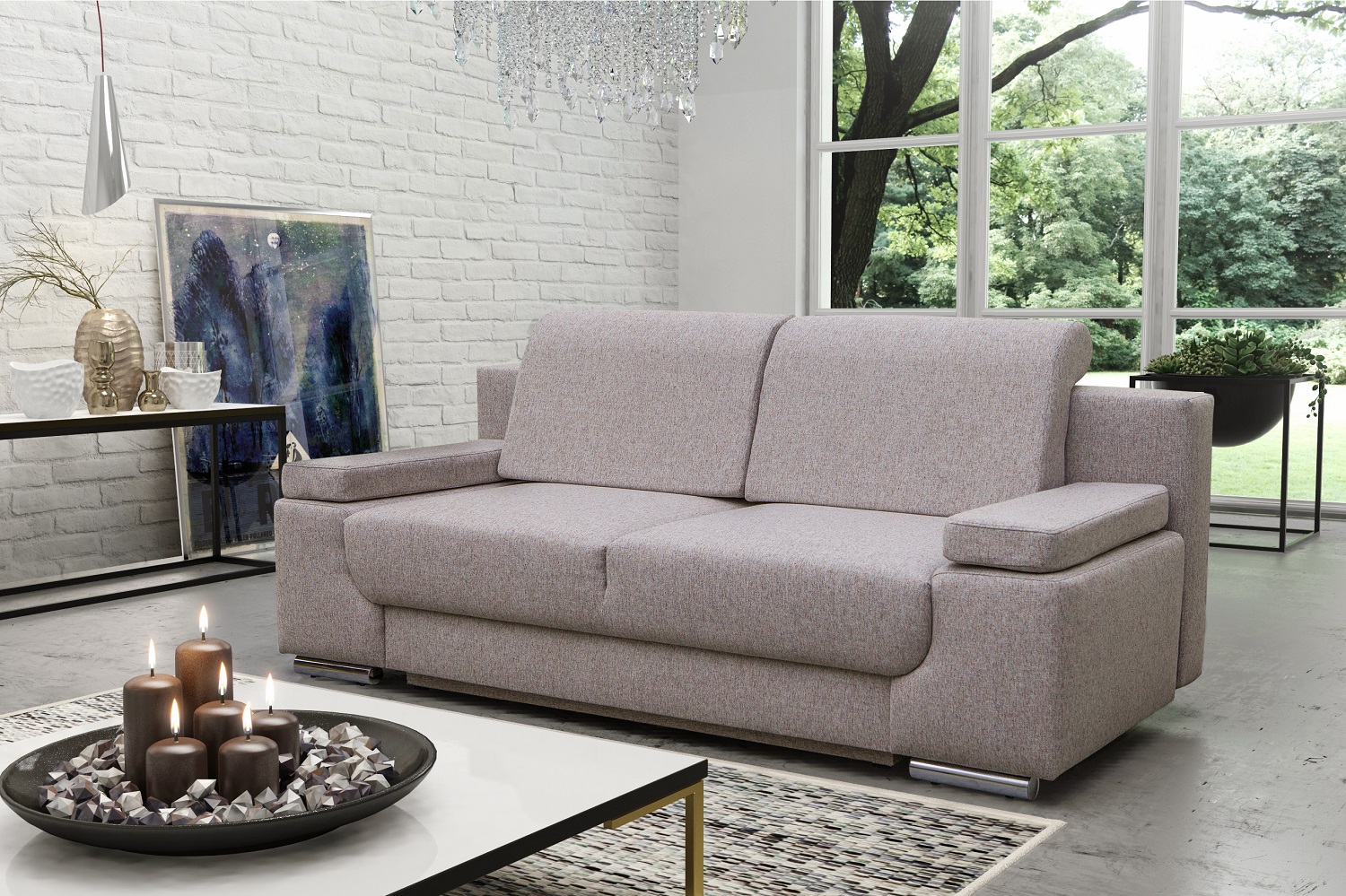 Sofa Bianca mit Bettfunktion