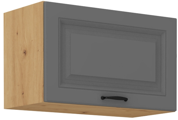 Oberschrank  60 cm / 36 cm mit Klapptür STILO DUST Grau / Artisan GR/AR