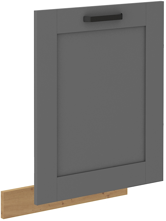Geschirrspülerfront vollintegrierbar 60 cm LUNA DUST Grau / Artisan GR/AR