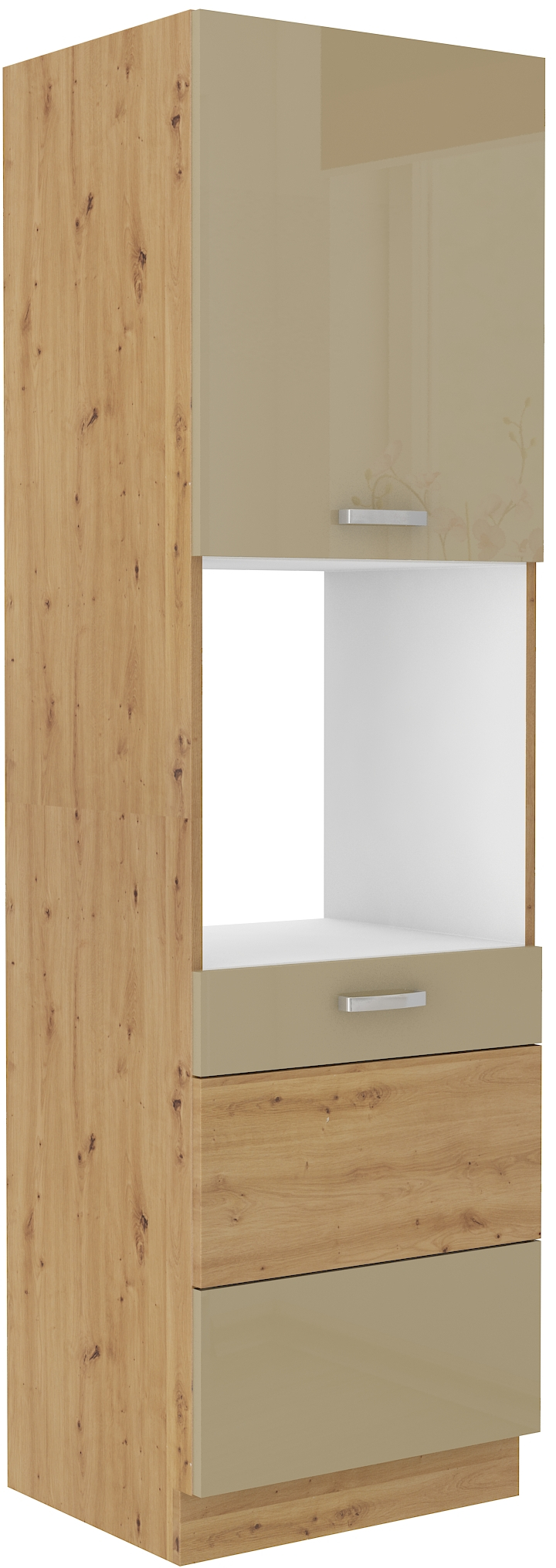 Backofenhochschrank 60 cm / 210 cm ARTISAN Cappucino HG