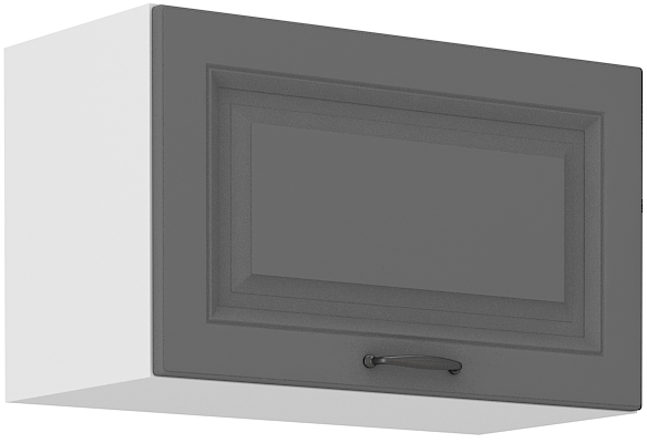 Oberschrank  60 cm / 36 cm mit Klapptür STILO DUST Grau / Weiss GR/WH