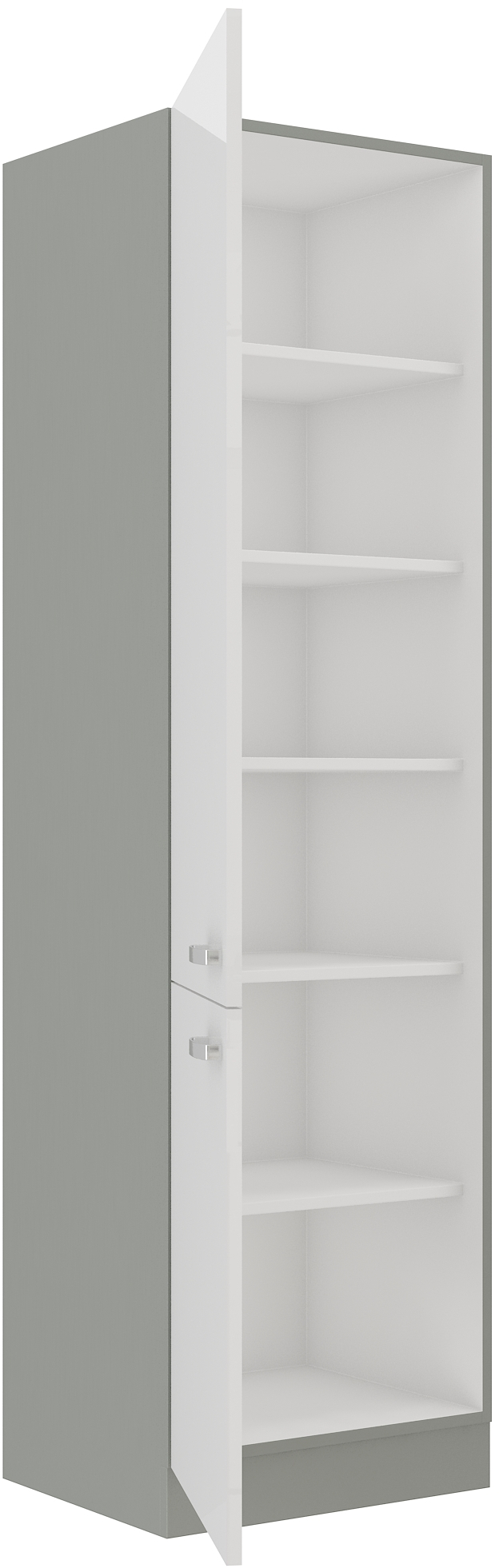 Hochschrank 60 cm / 210 cm Bianca