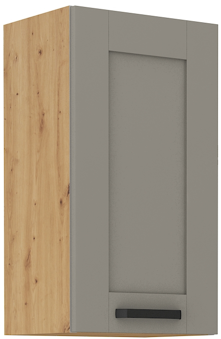 Oberschrank 40 cm / 72 cm LUNA CLAY Grau / Artisan GR/AR