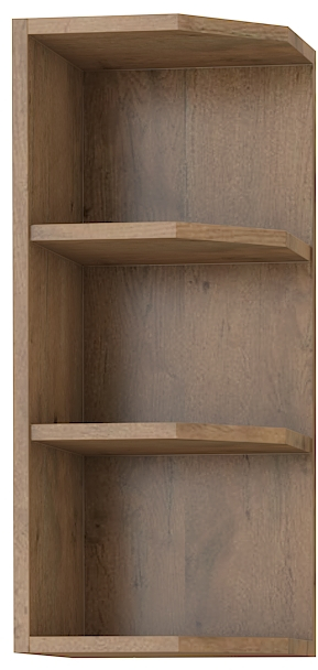 Oberer Abschlussschrank 30 cm / 72 cm VIGO DARK