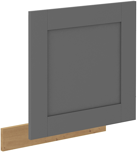 Geschirrspülerfront teilintegrierbar 60 cm LUNA DUST Grau / Artisan GR/AR
