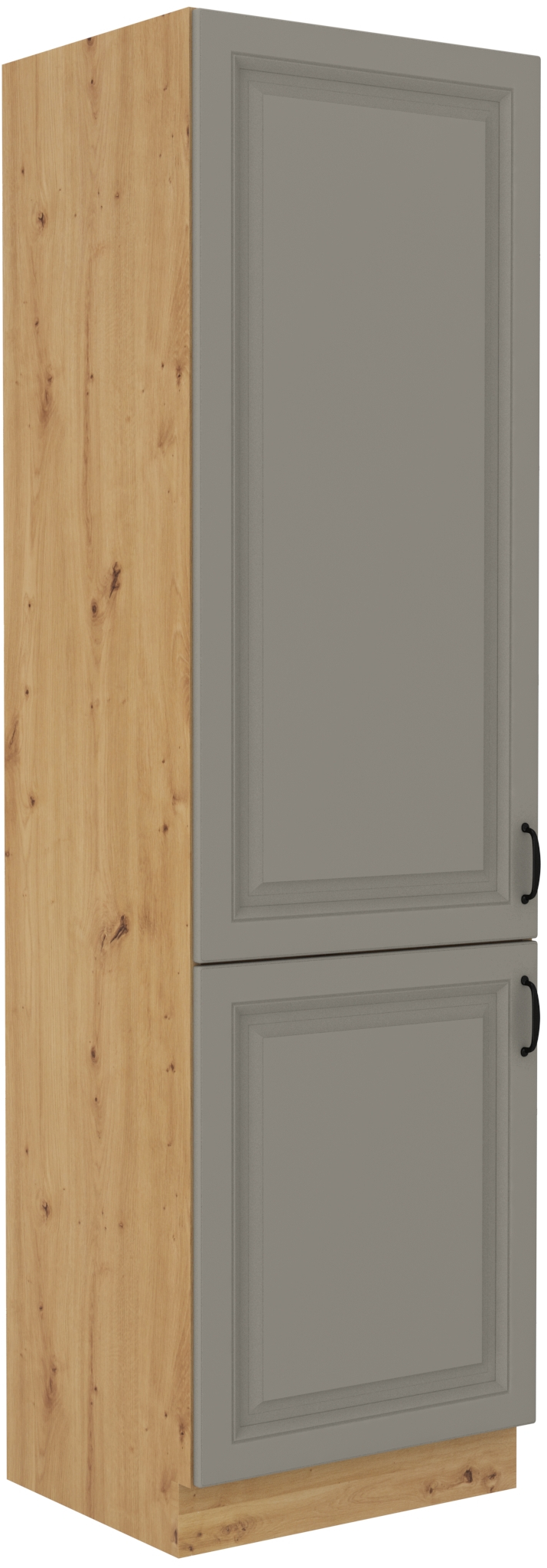 Hochschrank 60 cm / 210cm STILO CLAY Grau / Artisan GR/AR
