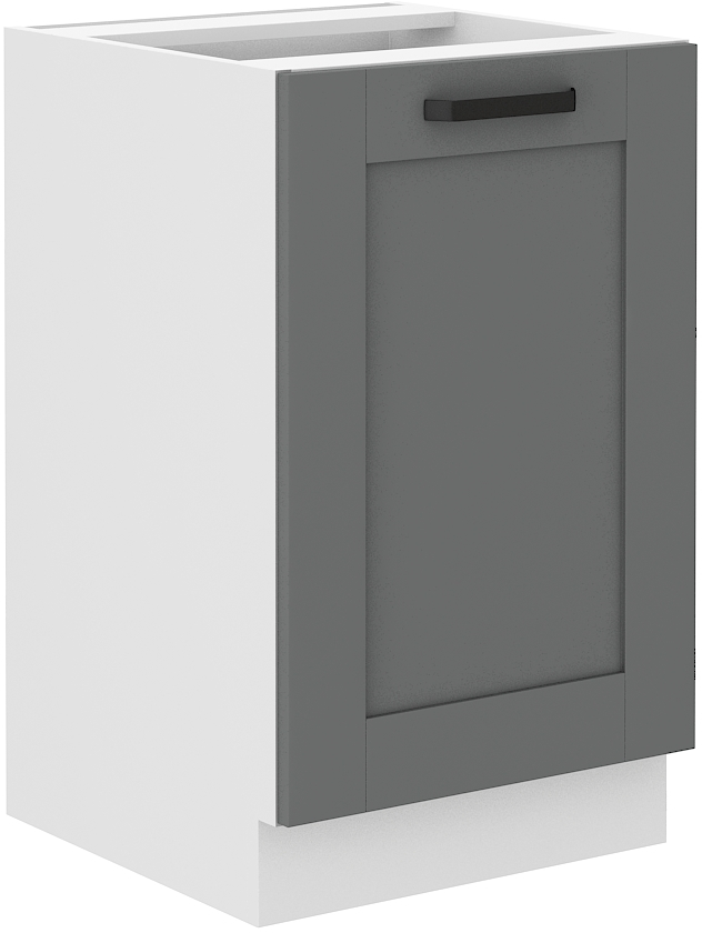 Spülenunterschrank 50 cm LUNA DUST Grau / Weiss GR/WH