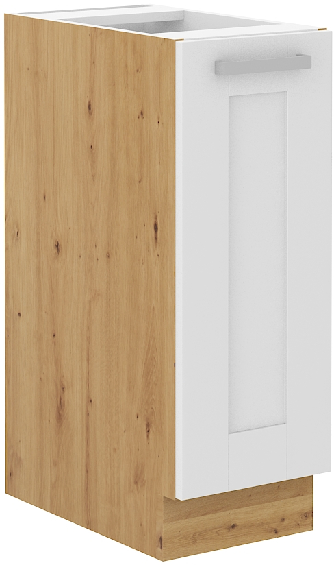 Unterschrank 30 cm Vorratsauszug - LUNA WH/AR