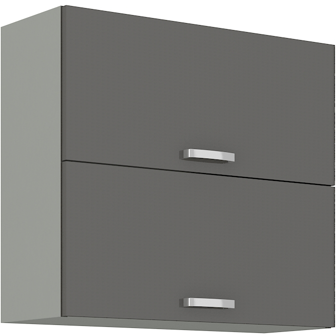 Oberschrank 80 cm / 72  cm mit Klapptür Grey
