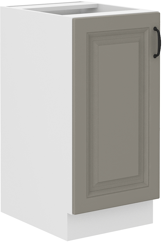 Unterschrank 40 cm STILO CLAY Grau / Weiss GR/WH