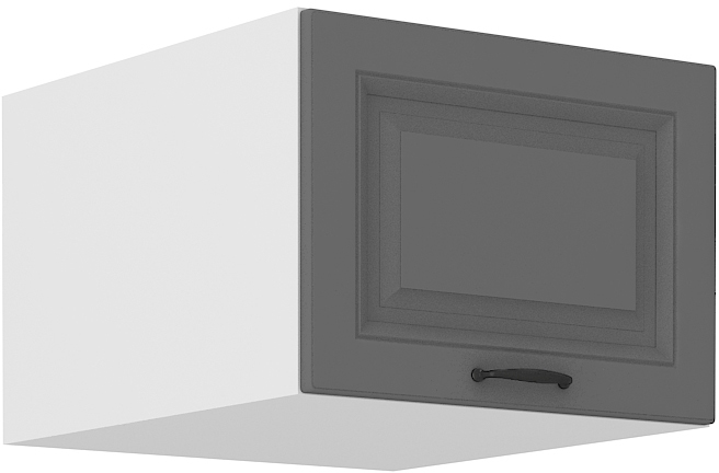 Aufsatzschrank 50 cm / 36 cm STILO DUST Grau / Weiss GR/WH