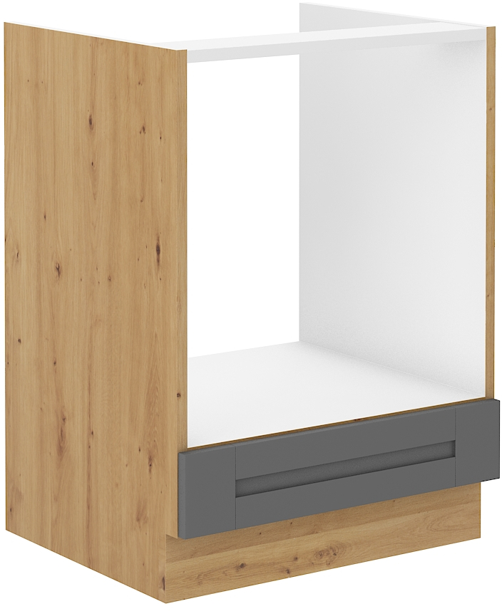Backofenschrank 60 cm LUNA DUST Grau / Artisan GR/AR