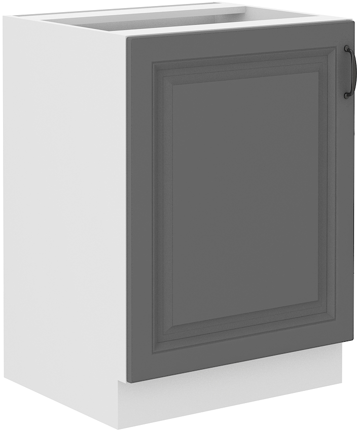 Unterschrank 60 cm STILO DUST Grau / Weiss GR/WH