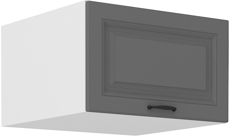 Aufsatzschrank 60 cm / 36 cm STILO DUST Grau / Weiss GR/WH