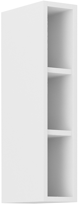 Offener Oberschrank 15 cm / 72cm LARA Weiss HG