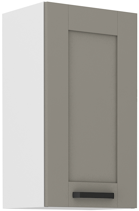 Oberschrank 40 cm / 72 cm LUNA CLAY Grau / Weiss GR/WH