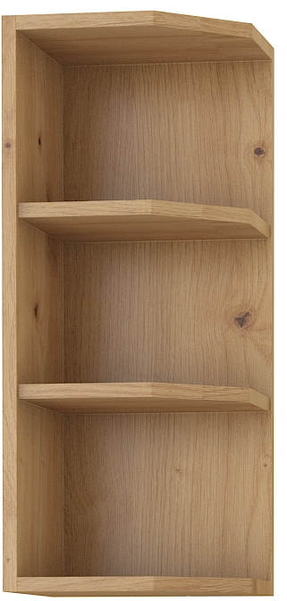 Oberer Abschlussschrank 30 cm - STILO WH/AR