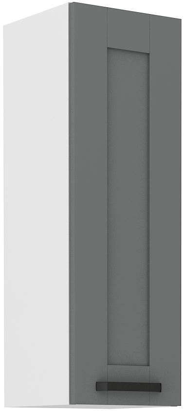 Oberschrank 30 cm / 90 cm LUNA DUST Grau / Weiss GR/WH