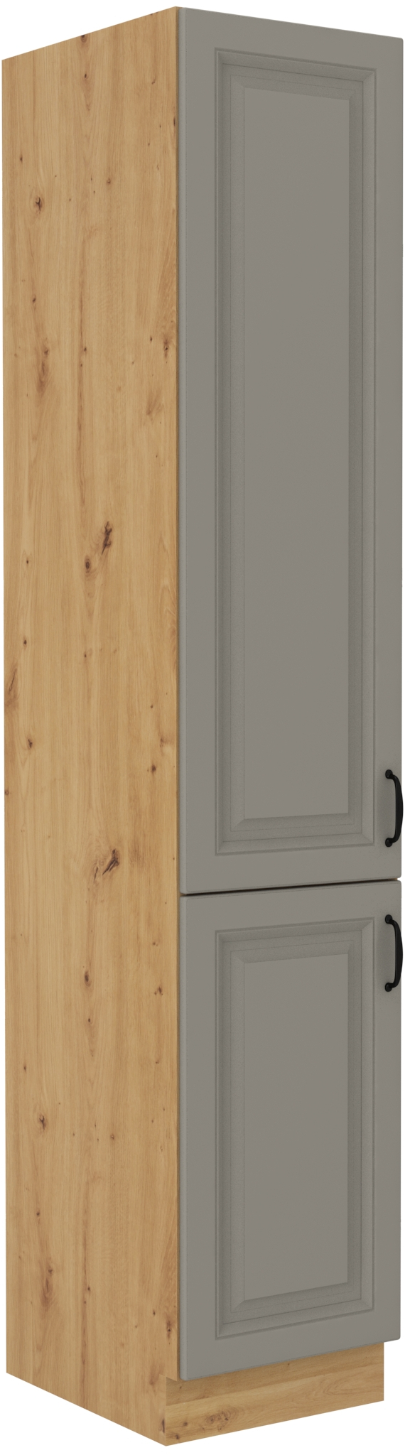 Hochschrank 40 cm / 210cm STILO CLAY Grau / Artisan GR/AR