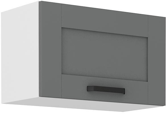 Oberschrank  60 cm / 36 cm mit Klapptür LUNA DUST Grau / Weiss GR/WH