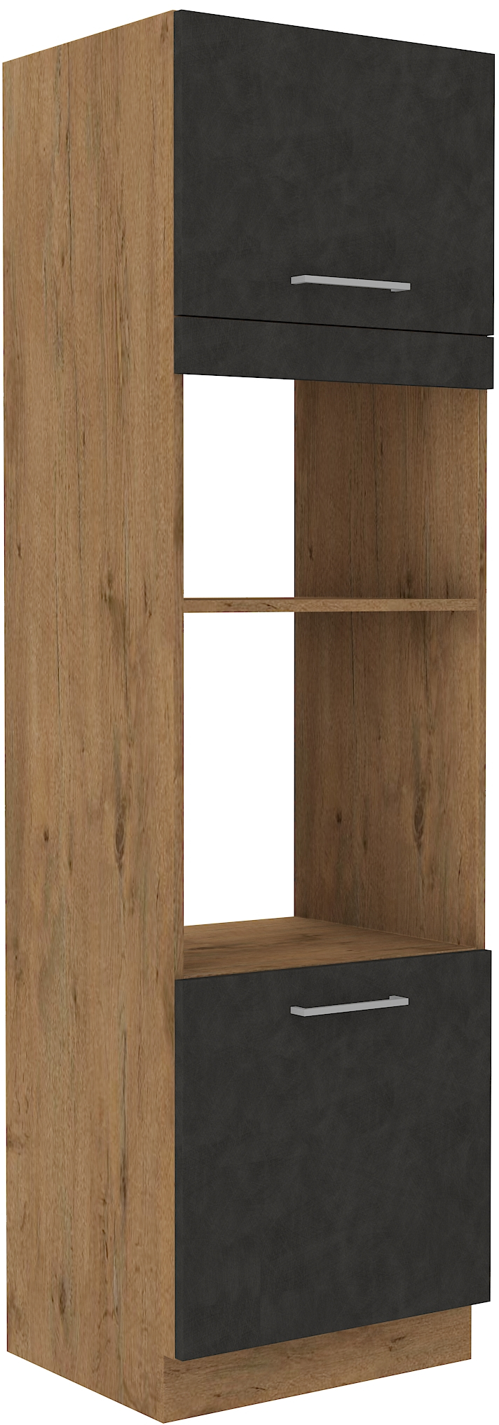 Hochschrank für Backofen und Mikrowelle 60 cm / 210cm Vigo Matera