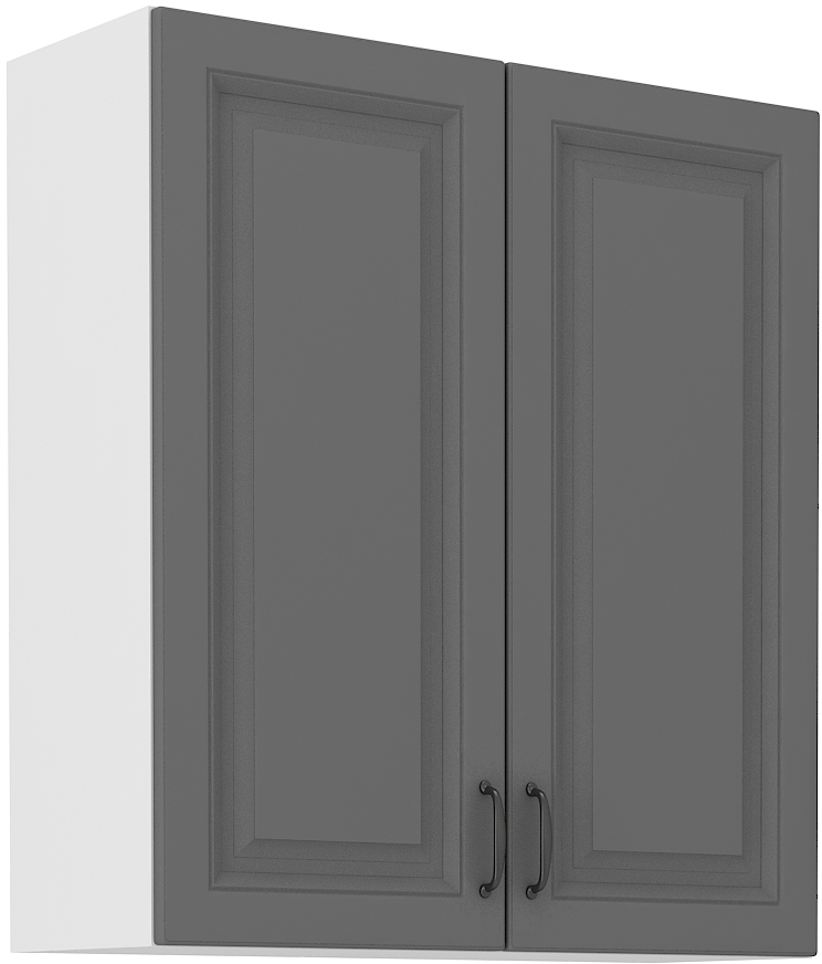 Oberschrank 80 cm / 90 cm STILO DUST Grau / Weiss GR/WH