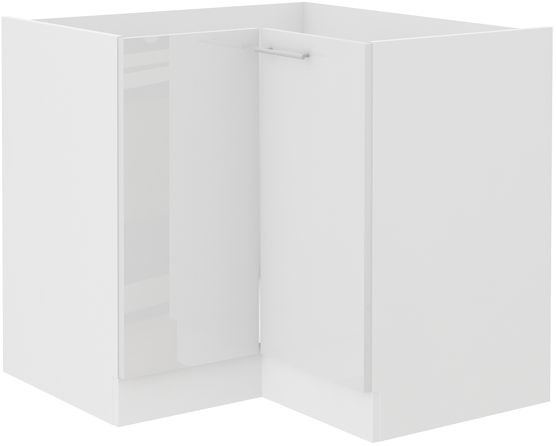 Eckunterschrank 90x90 cm LARA Weiss HG